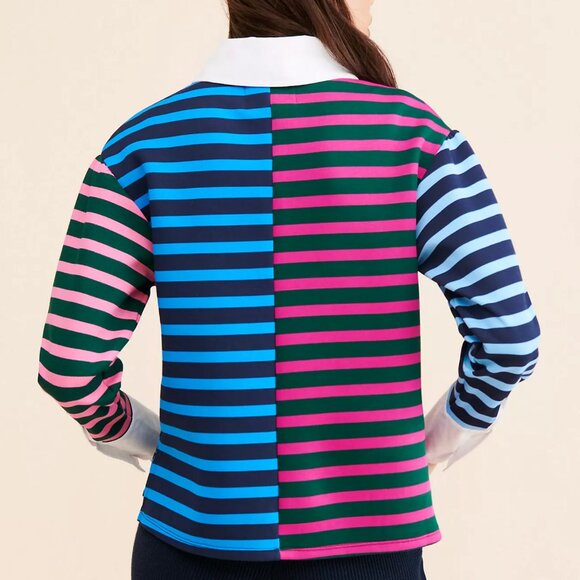 NWT Addison Bay Rara Rugby Pullover, Size Medium - Picture 2 of 9